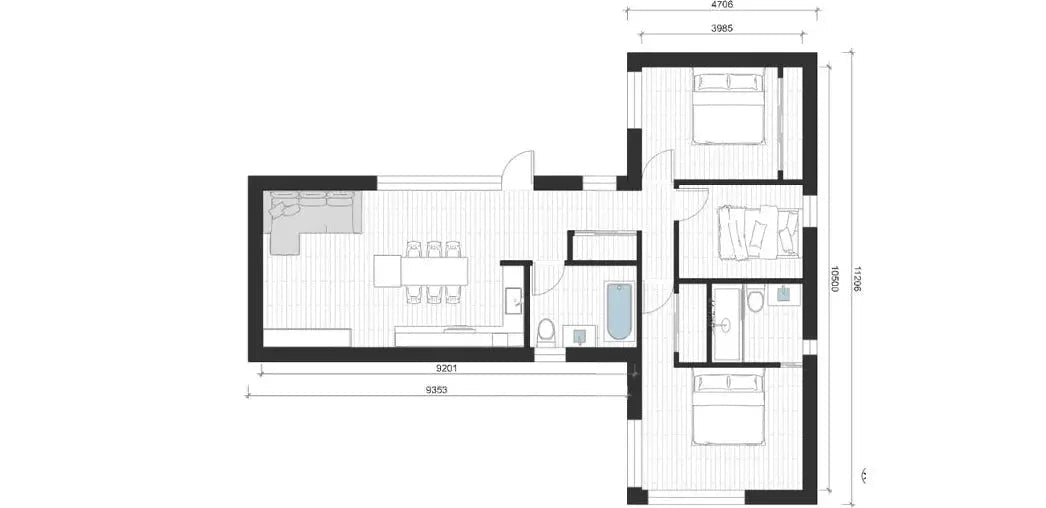 Moodulmaja "Premium Duo" - AxoHouse