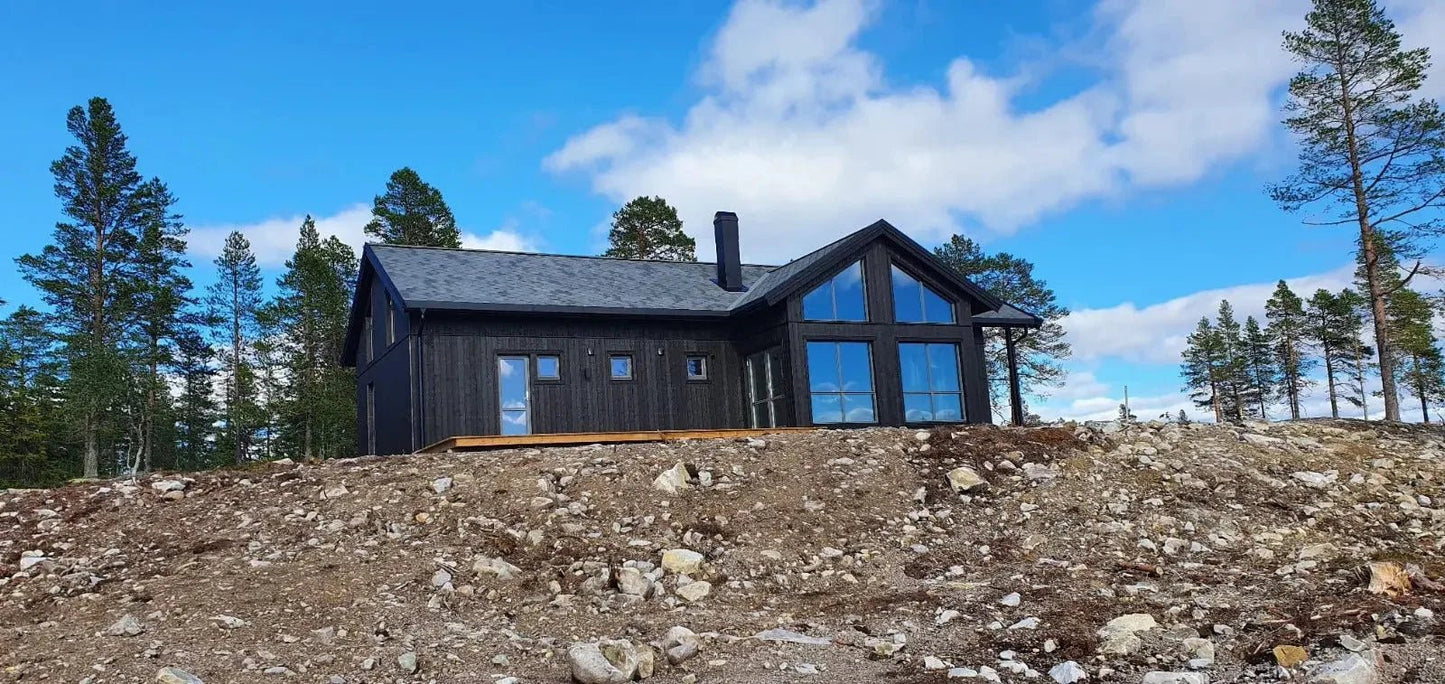 Privaatne maja must - AxoHouse