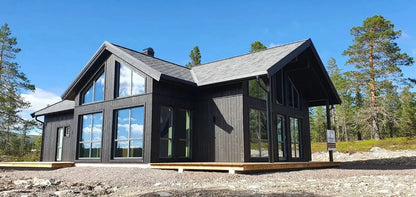 Privaatne maja must - AxoHouse